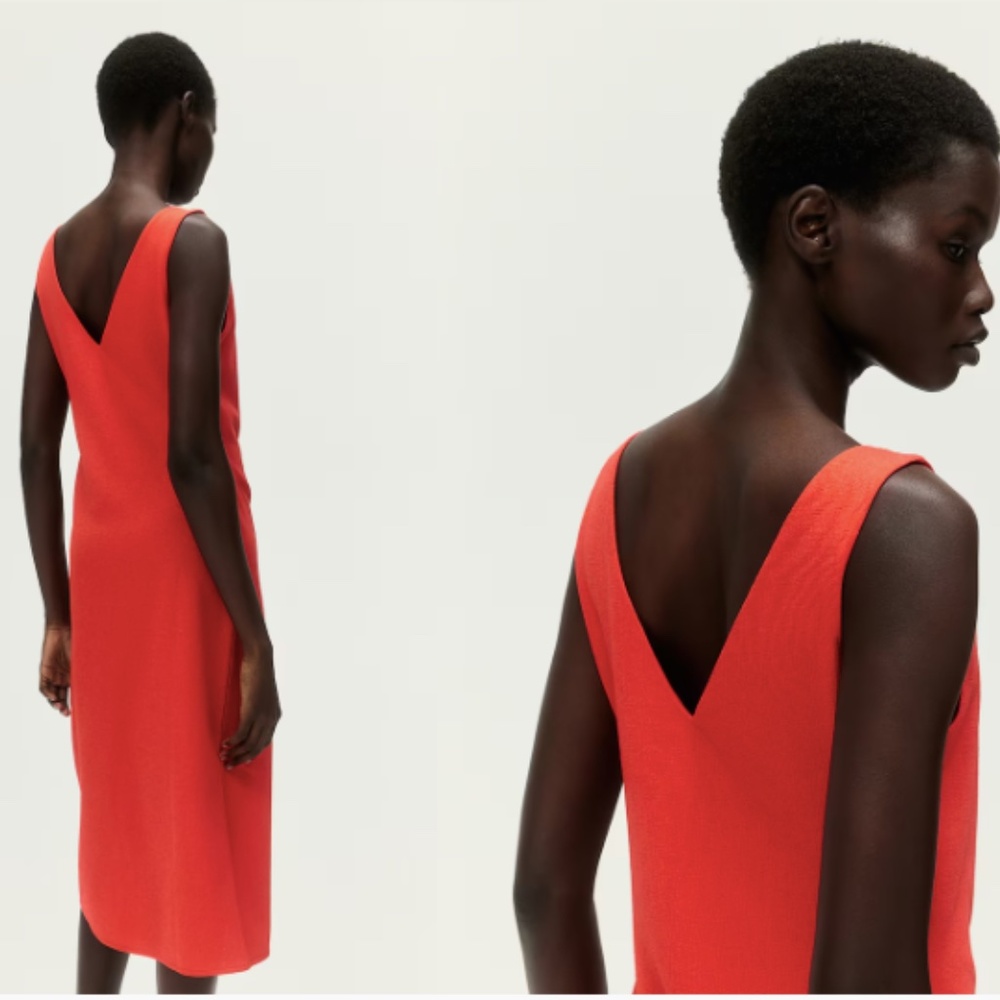 H&M bright red dress Medium; new with tags